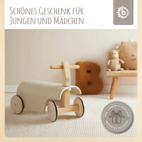 Rutschfahrzeug Scandi / Personalisierbares Holzspielzeug mit Namen