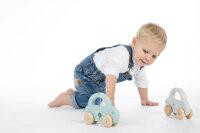 Label-Label - Kleines Auto - Blau / Personalisierbares...