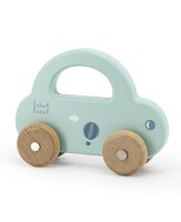 Label-Label - Kleines Auto - Blau / Personalisierbares Holzspielzeug mit Namen