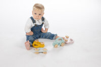Label-Label - Kleines Auto - Gelb /  Personalisierbares...