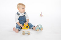 Label-Label - Kleines Auto - Gelb /  Personalisierbares...