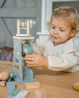 Label-Label - Baustelle /Personalisierbares Holzspielzeug mit Namen