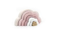 Label-Label - Regenbogen Puzzle Wolke - Rosa...