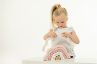 Label-Label - Regenbogen Puzzle Wolke - Rosa...