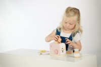 Label-Label - Toaster - Rosa / Personalisierbares Holzspielzeug mit Namen