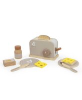 Label-Label - Toaster - Nougat / Personalisierbares Holzspielzeug mit Namen