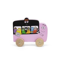 Label-Label - Barbapapa Holzauto /Personalisierbares Holzspielzeug mit Namen