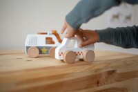Tryco - Krankenwagen /Personalisierbares Holzspielzeug mit Namen