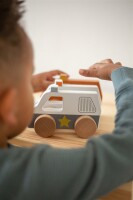 Tryco - Polizeiauto /Personalisierbares Holzspielzeug mit Namen