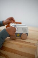 Tryco - Polizeiauto /Personalisierbares Holzspielzeug mit Namen