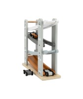 Tryco - Holz-Schieberennbahn /Personalisierbares Holzspielzeug mit Namen & Geburtsdaten