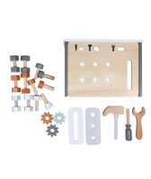 Tryco - Holztisch Werkbank /Personalisierbares Holzspielzeug mit Namen