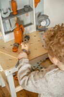 Tryco - Hölzerne Werkbank/ Personalisierbares Holzspielzeug mit Namen