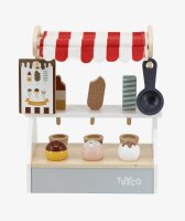 Tryco - Eiscreme-Wagen aus Holz / Personalisierbares...