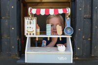Tryco - Eiscreme-Wagen aus Holz / Personalisierbares...