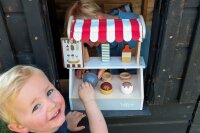 Tryco - Eiscreme-Wagen aus Holz / Personalisierbares Holzspielzeug mit Namen
