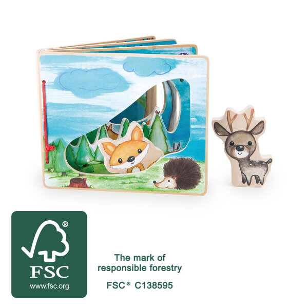 Bilderbuch Waldlandschaft, interaktiv FSC 100%