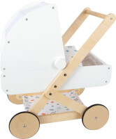 Puppenwagen "Little Button" /Personalisierbares Holzspielzeug mit Namen