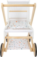 Puppenwagen "Little Button" /Personalisierbares Holzspielzeug mit Namen