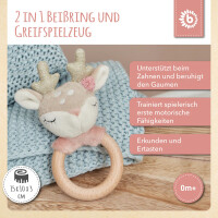 Greifling Reh mit Rassel Plüsch