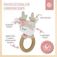 Greifling Reh mit Rassel Plüsch