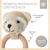 Greifling Waschbär mit Rassel