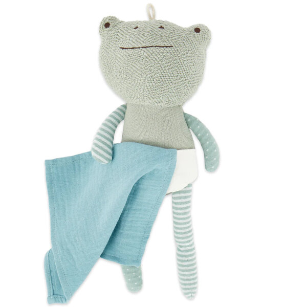 Kuscheltier Frosch mit Schmusetuch