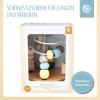 Mini Motorikschleife Waldtiere rose